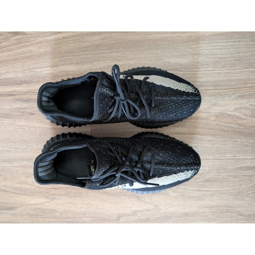 adidas Yeezy Boost 350 V2 Black/White SPLY-350 Low Top Men's Sneakers